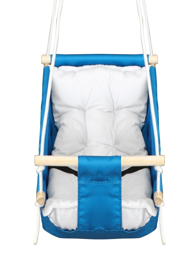 BOFFLE Baby Swing for Infants and Toddlers, Newborn Baby Sleeping Chair Hammock Indoor and Outdoor, Wooden Hanging Seat Chair for Baby up to 2 Years - Image 2